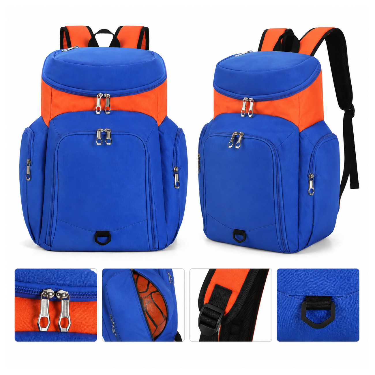 600D Polyester Roomy Backpack