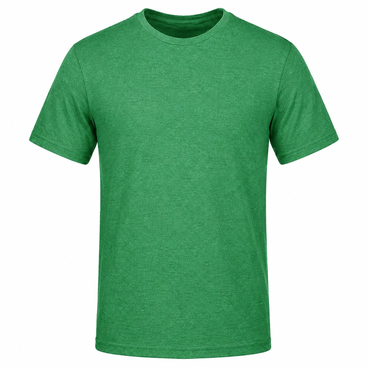 Contrast Quarter Zip Performance Pullover — Green