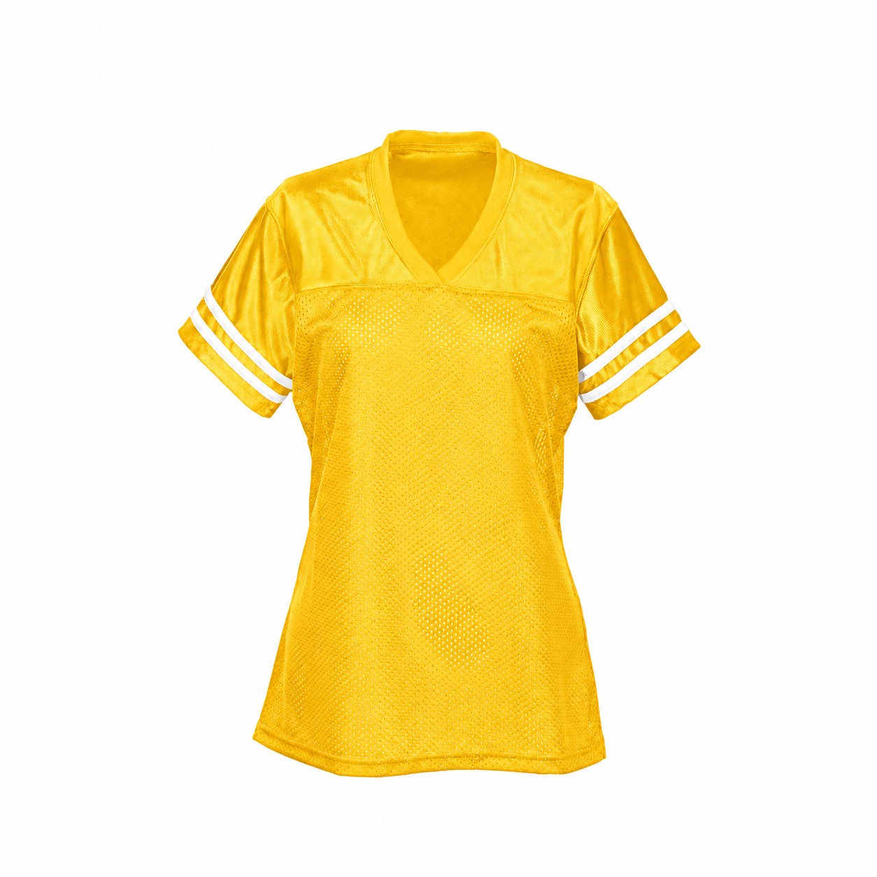 Ladies Polyester Mesh Team Jersey — Yellow