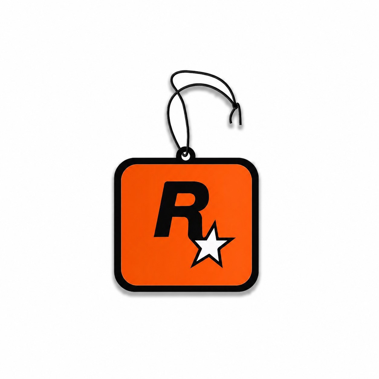 Square Scented Paper Air Freshener — Orange