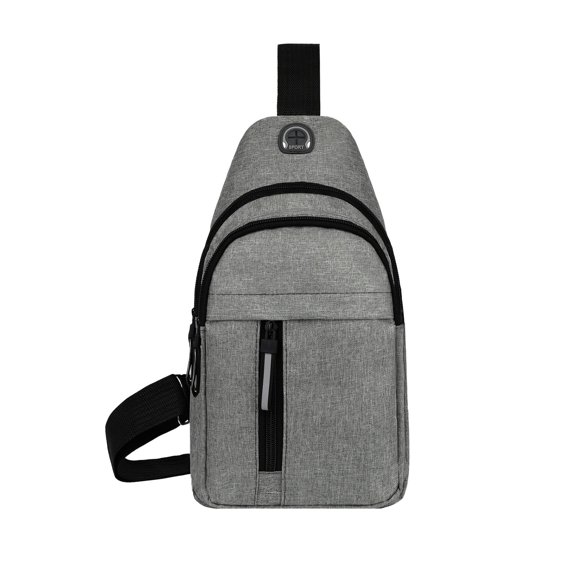 Backpack Zippered Storage Crossbody Sling Bag — view 2
