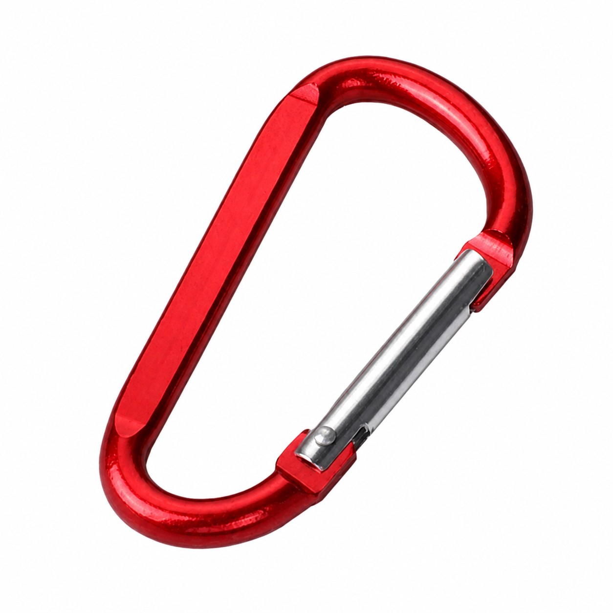 D Shape Aluminum Spring Gate Carabiner — view 2