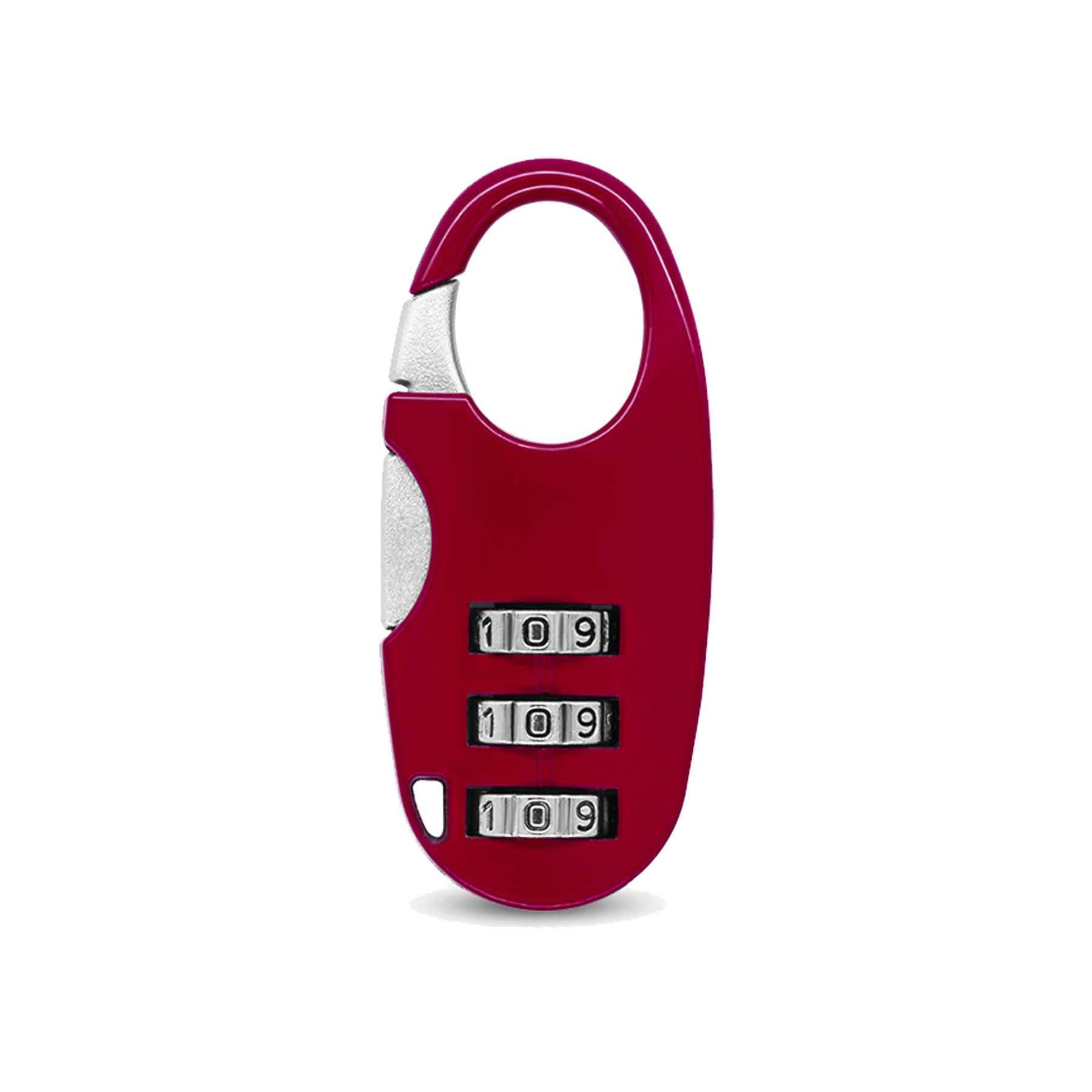 Oval Zinc Alloy Combination Lock — view 2