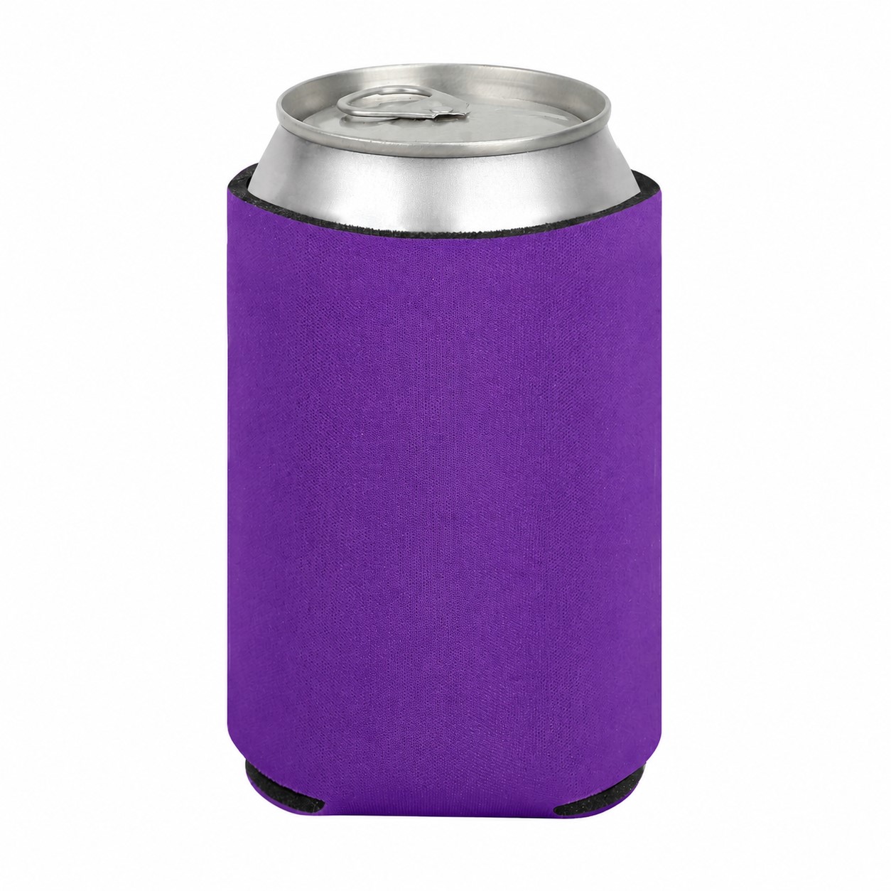 Economy Foam Can Cooler — Purple
