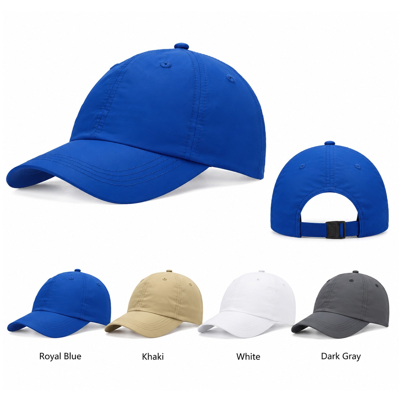 Nylon Unstructured Crown Cap