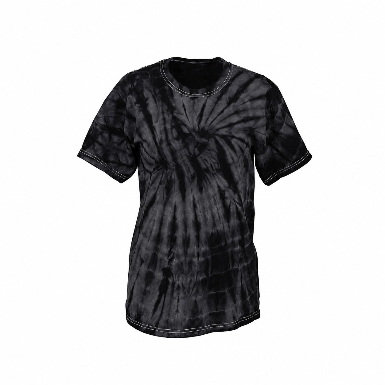 Cotton Spider Wash T Shirt — Black