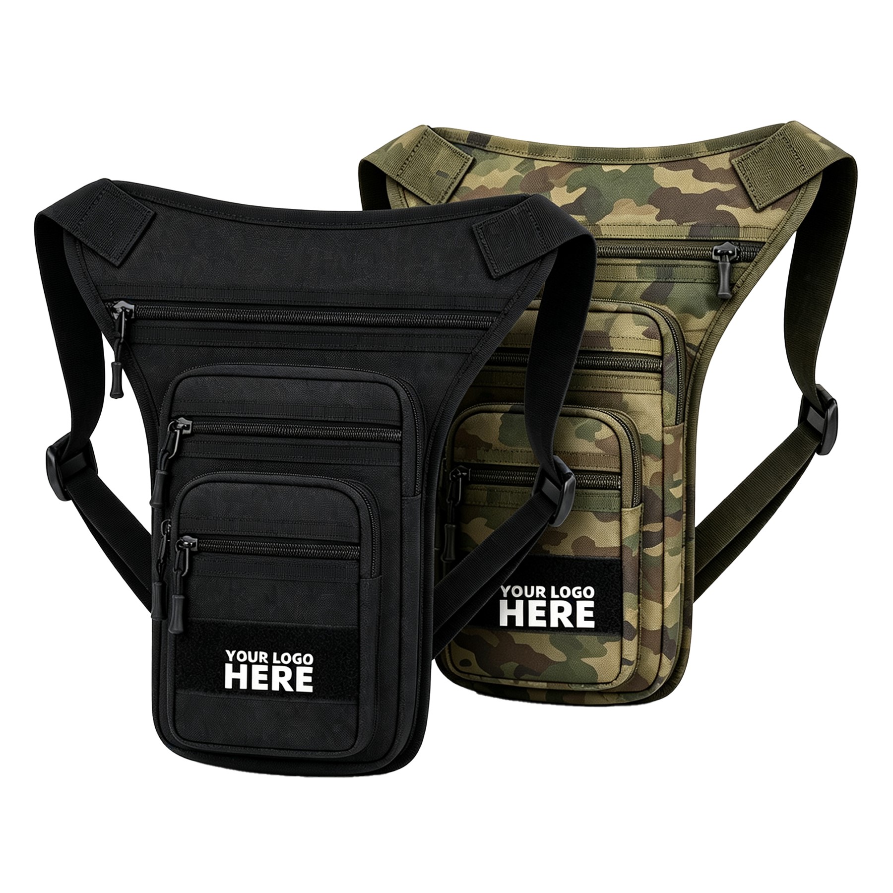 Adjustable Multi Pocket Tactical Thigh Bag