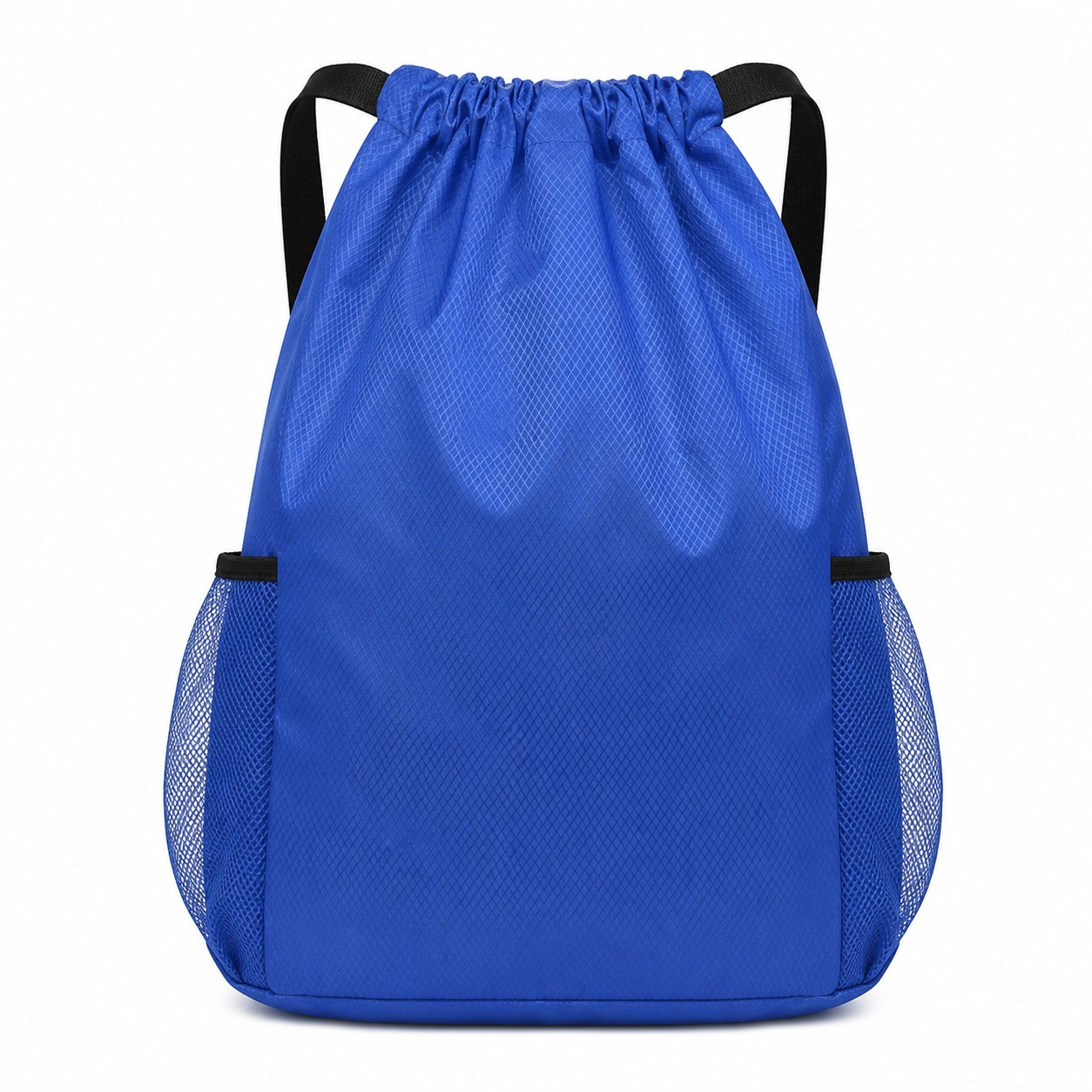 Waterproof Nylon Mesh Pocket Drawstring Backpack — view 2