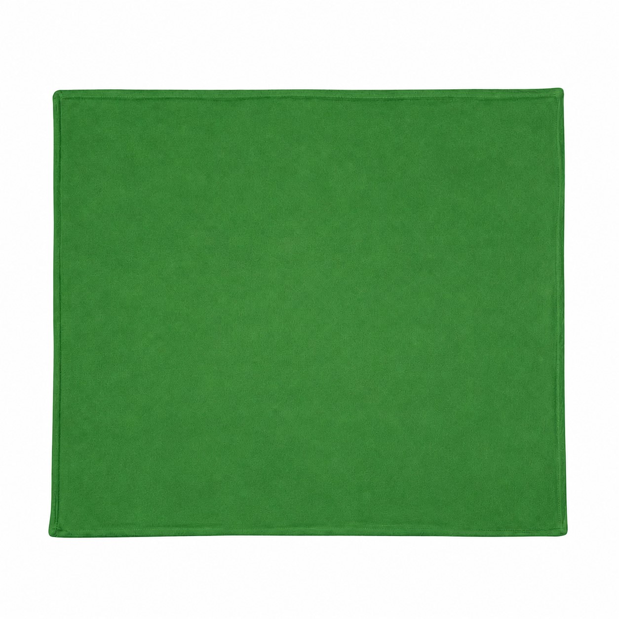 240GSM Flannel Throw Blanket — Green