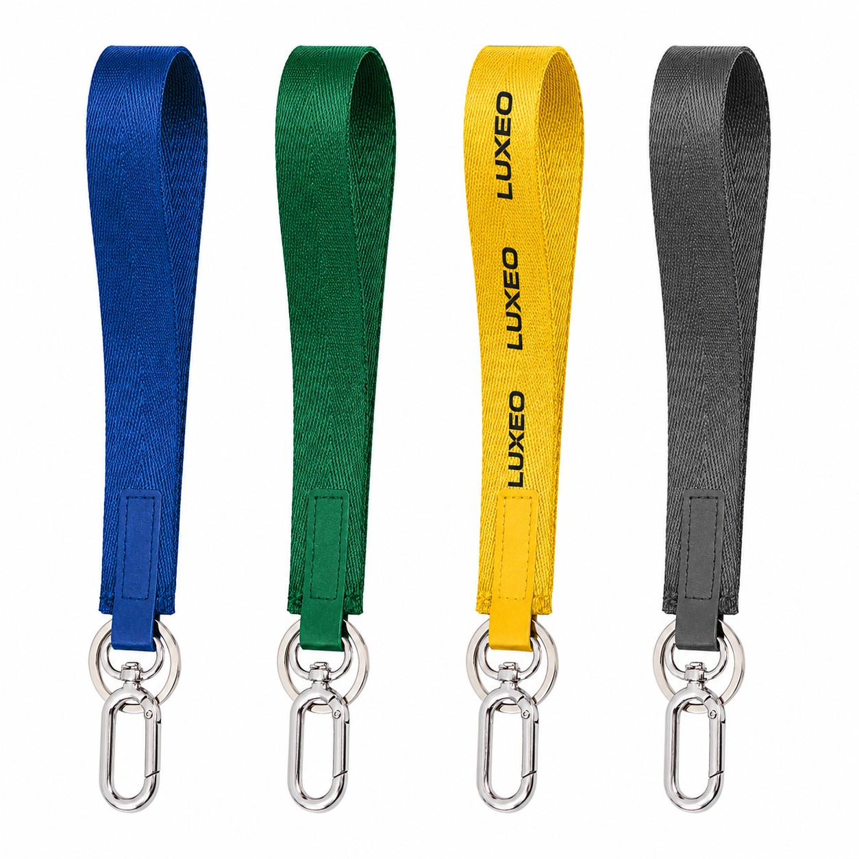 Woven Nylon Wrist Keychain Lanyard