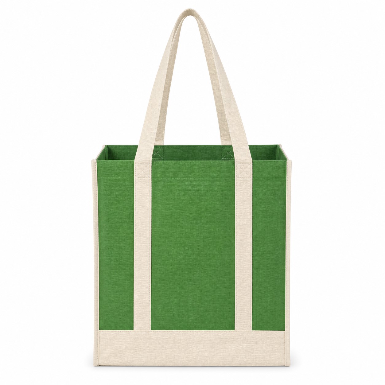 Two Tone Non-Woven Shopper Tote — view 2