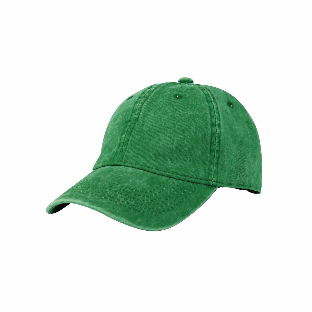Cotton Baseball Cap — Green