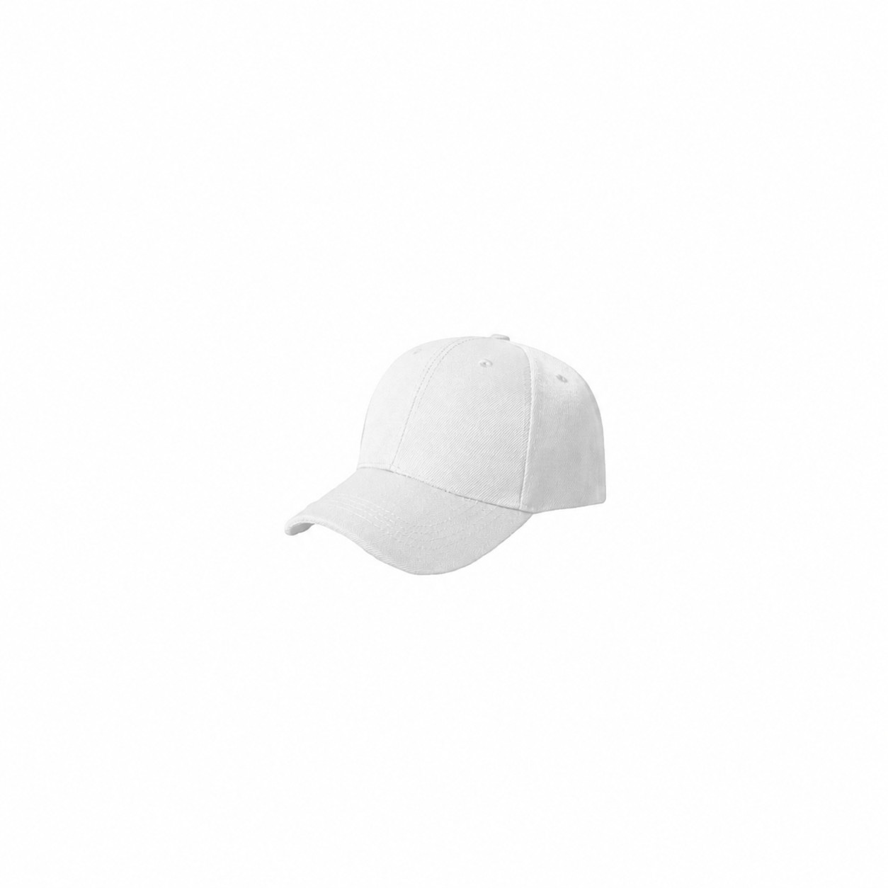 Mid Profile Baseball Cap — White