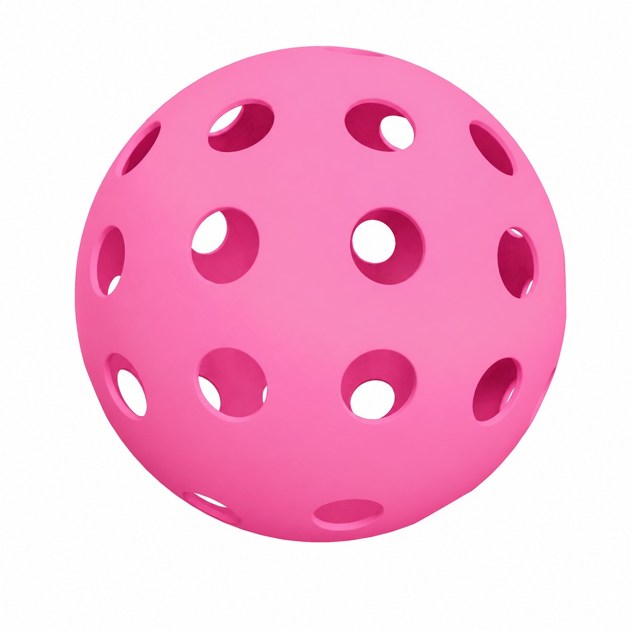 Forty Hole TPE Pickleball Ball — Pink