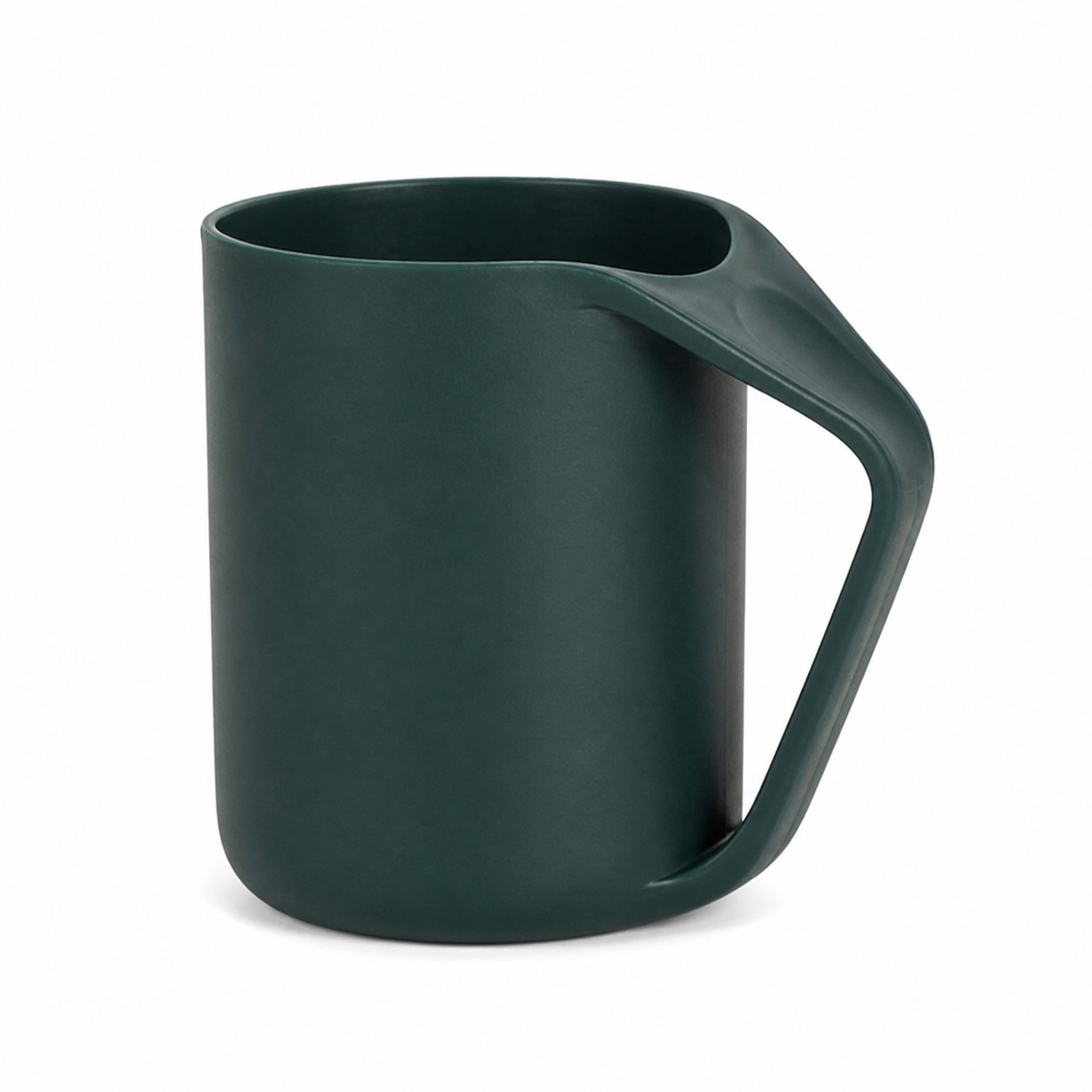 Angled Handle 13 Oz Wheat Straw Cup — view 2