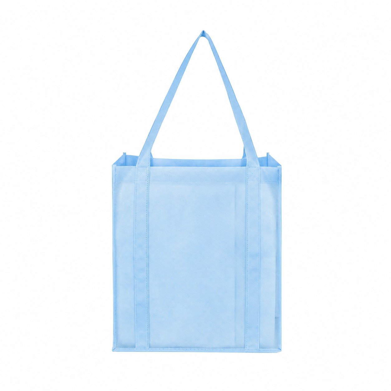 Reinforced Handles Tote Bag — Light Blue