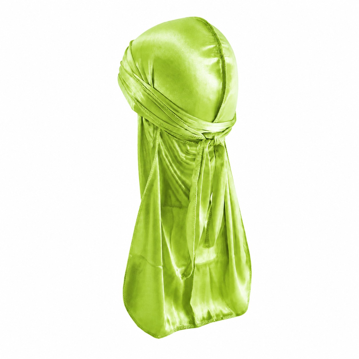 Polyester Pirate Head Wrap Scarf — Lime Green