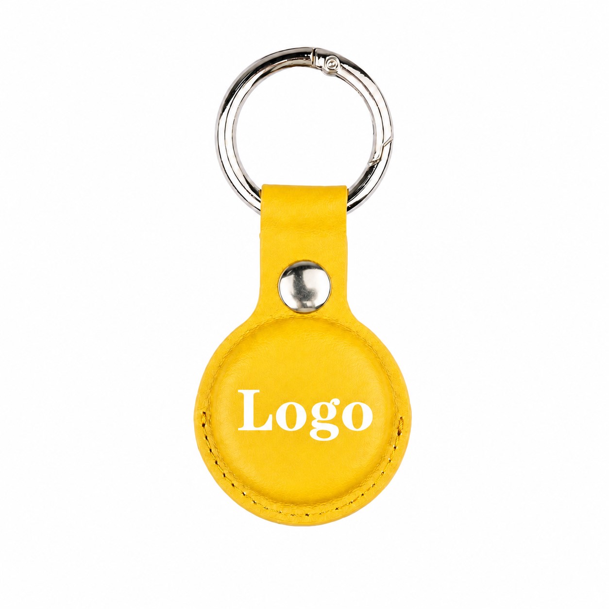 Silicone Tracker Holder Keychain — Yellow