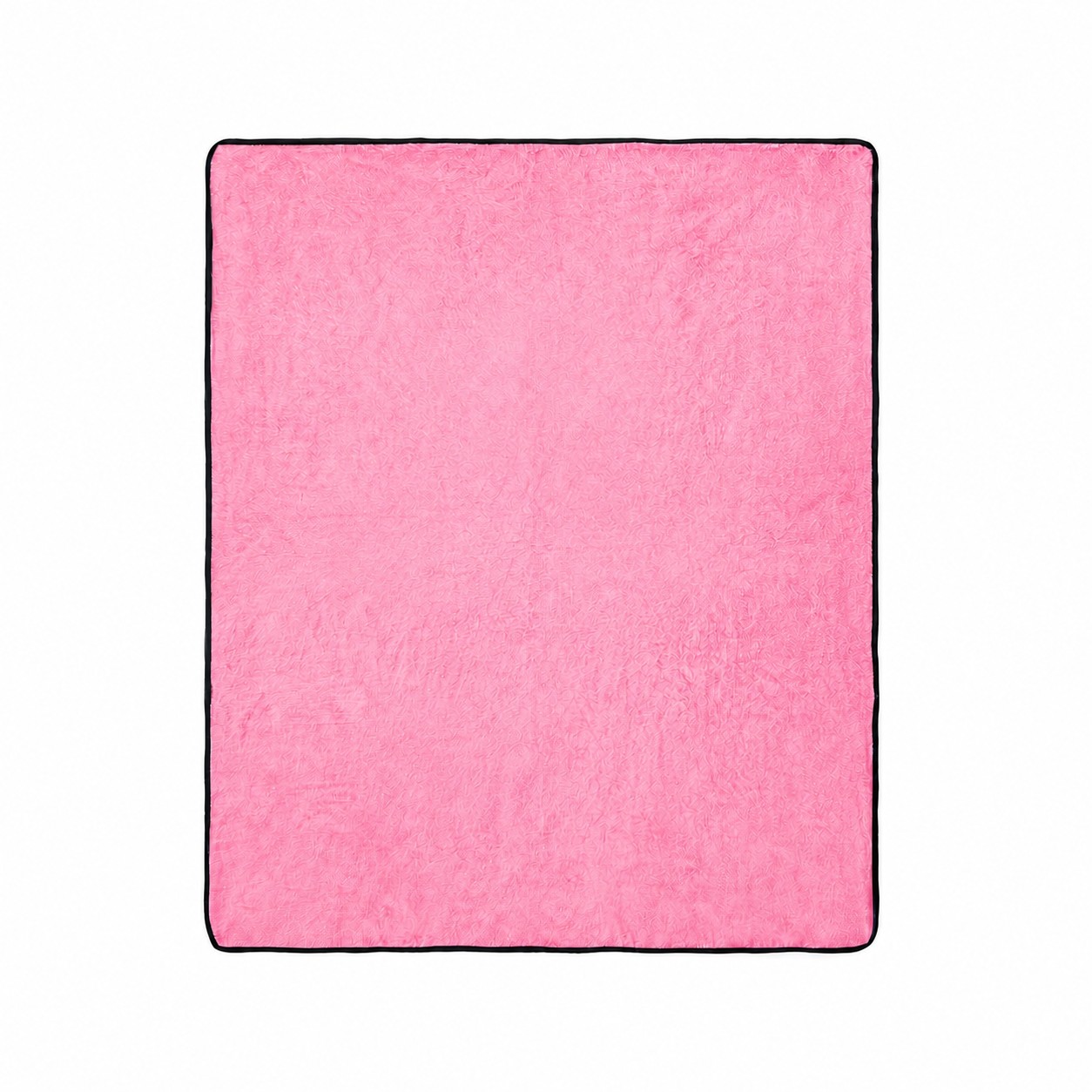 Soft Plush Flannel Throw Blanket — Pink