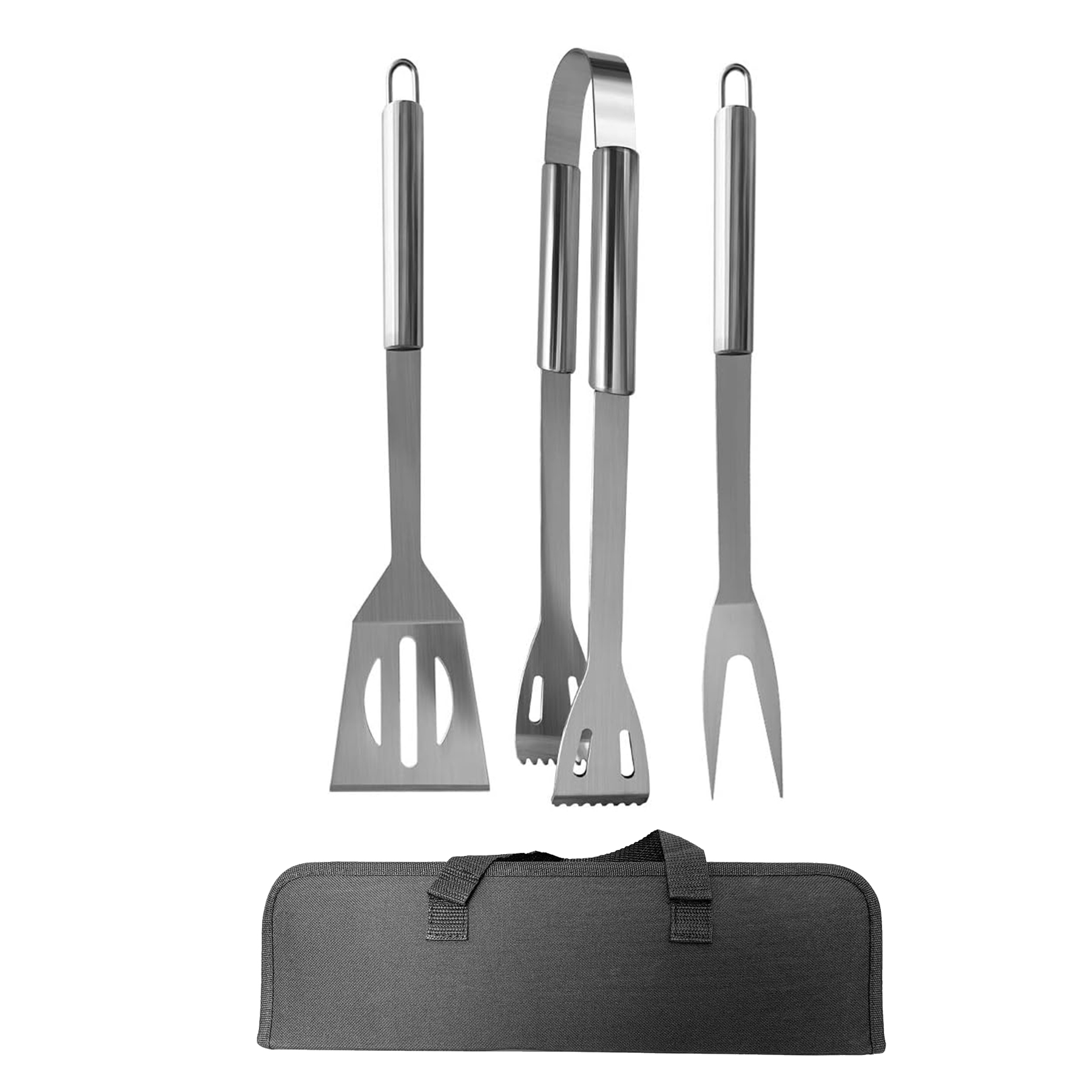 Three Piece Stainless Grill Set — view 2