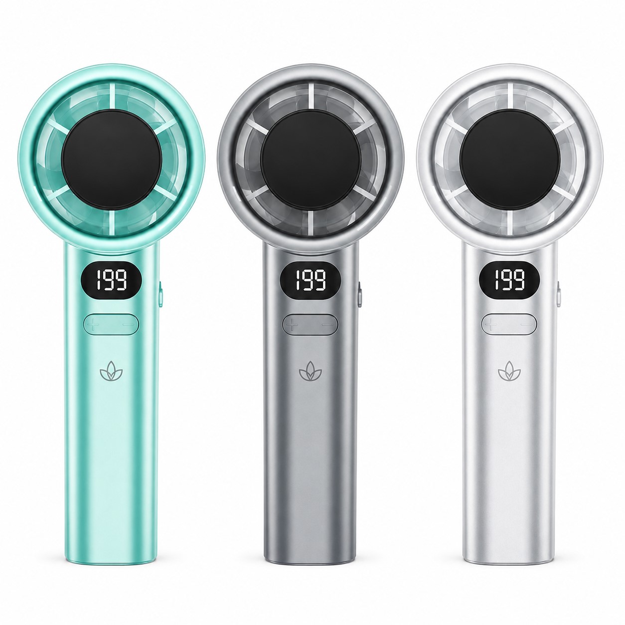 Mini Digital Turbo Handheld Fan