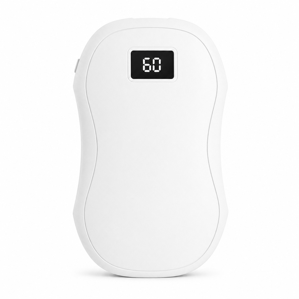 Digital Hand Warmer Battery Bank — White