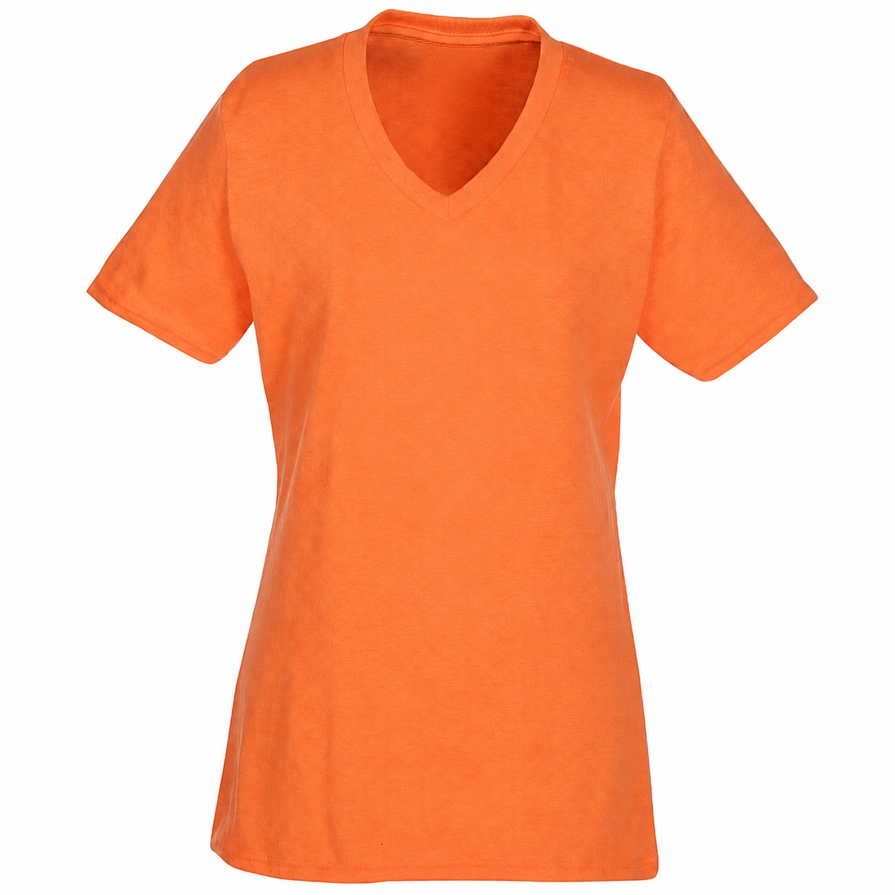 Ladies' Cotton V-Neck T-Shirt — view 2