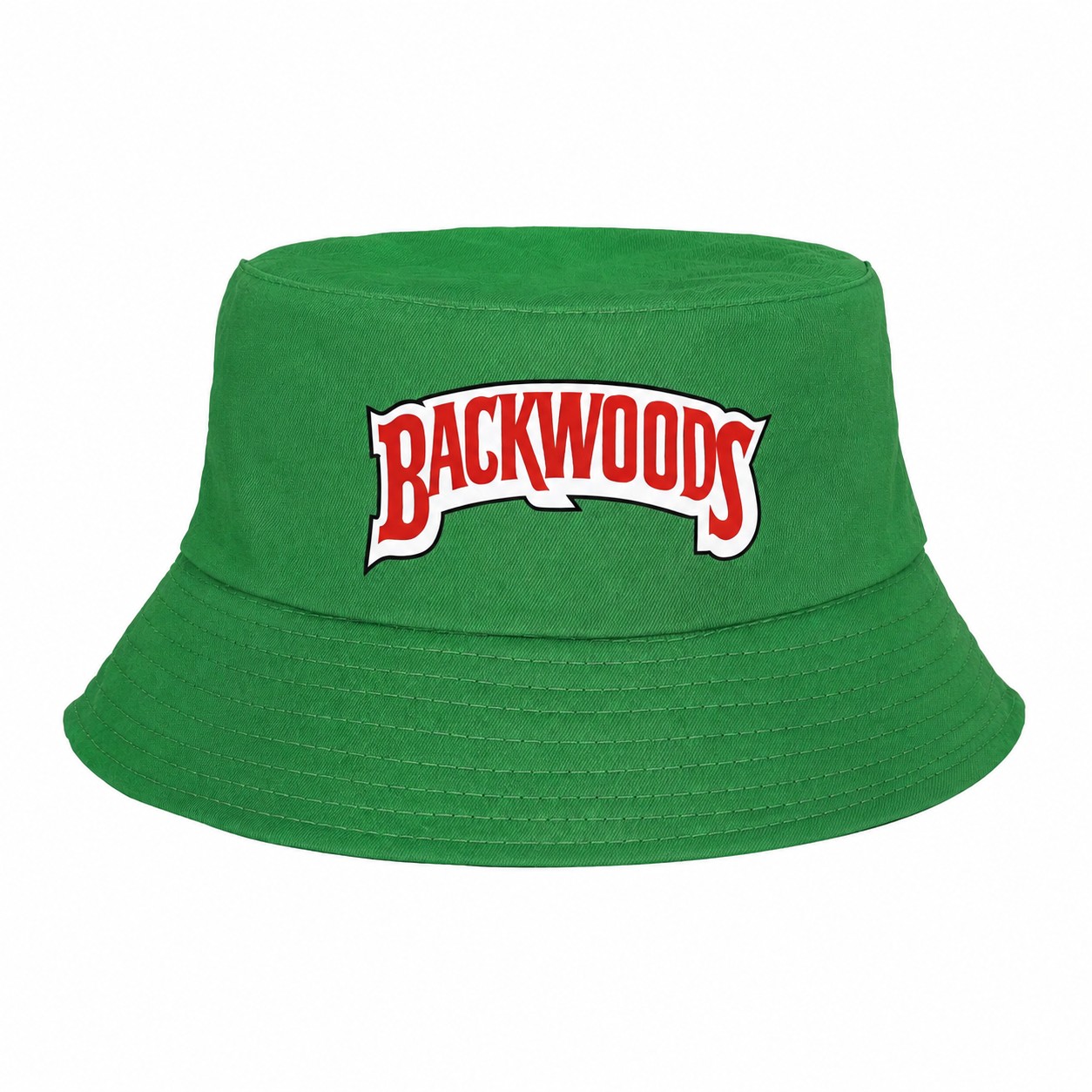 Foldable Polyester Bucket Hat — Green