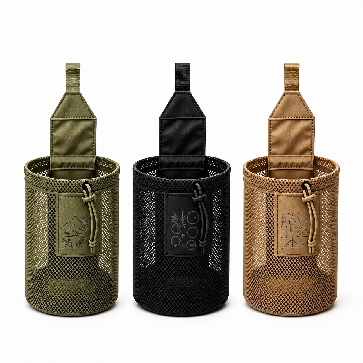 Foldable Oxford Mesh Bottle Carrier Bag