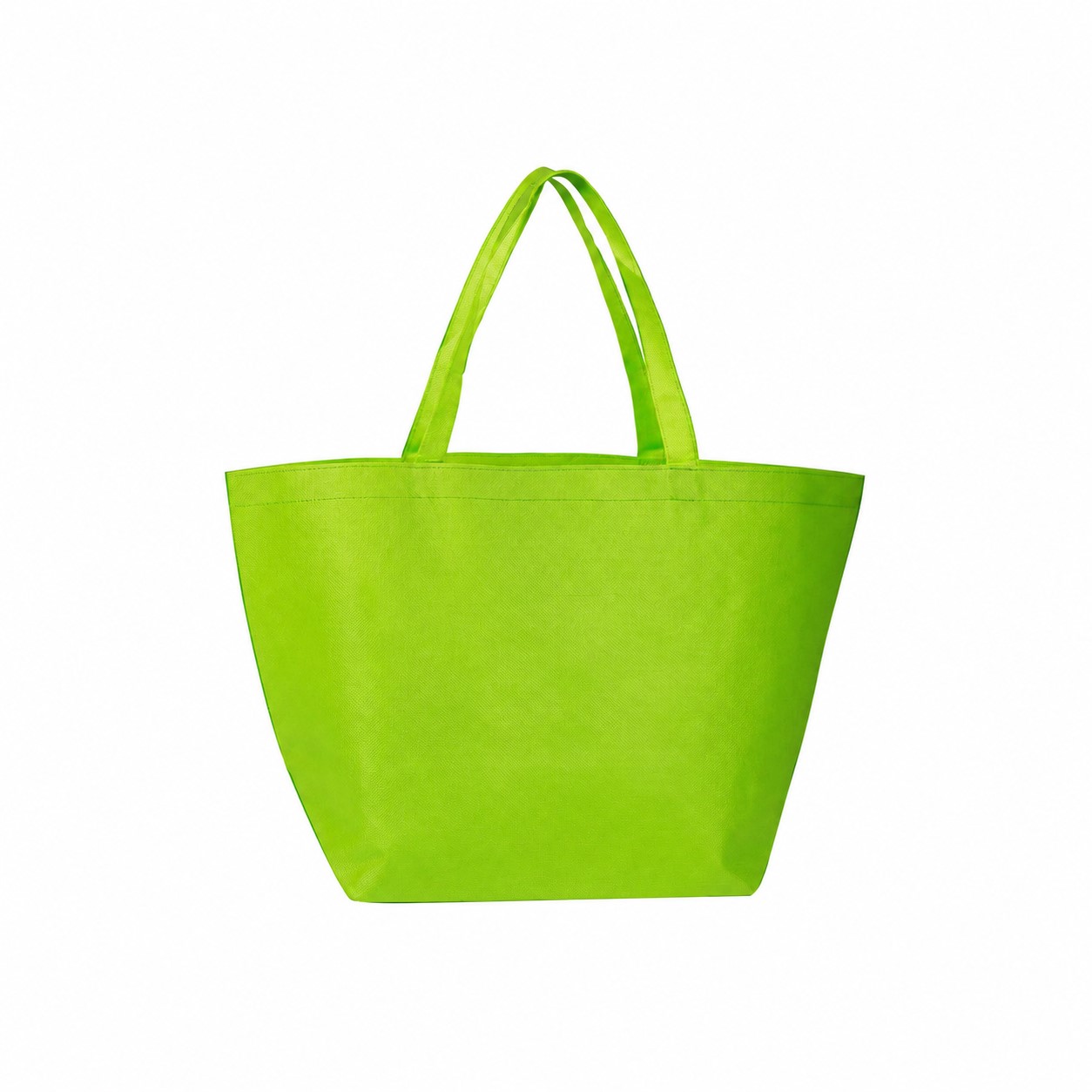 80GSM Non-Woven Tote Bag — Lime Green