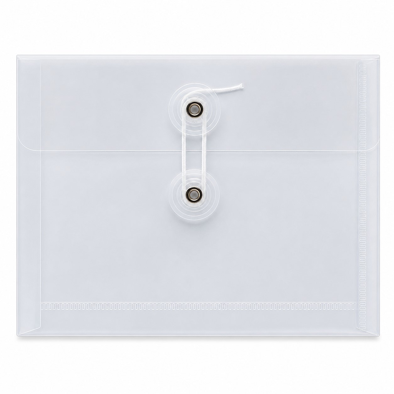 A6 Polypropylene Cord Closure Document Pouch — view 2