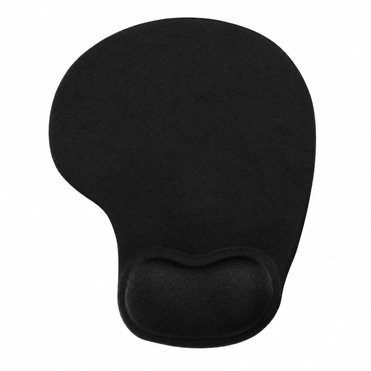 Full Page Gel Wrist Mouse Pad — Black