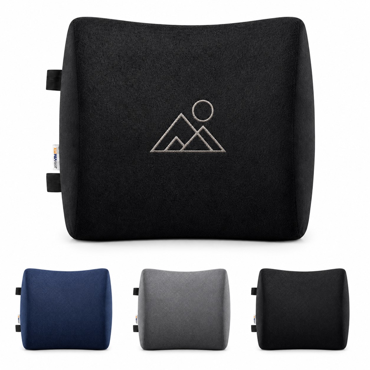Dual Strap Memory Foam Lumbar Cushion