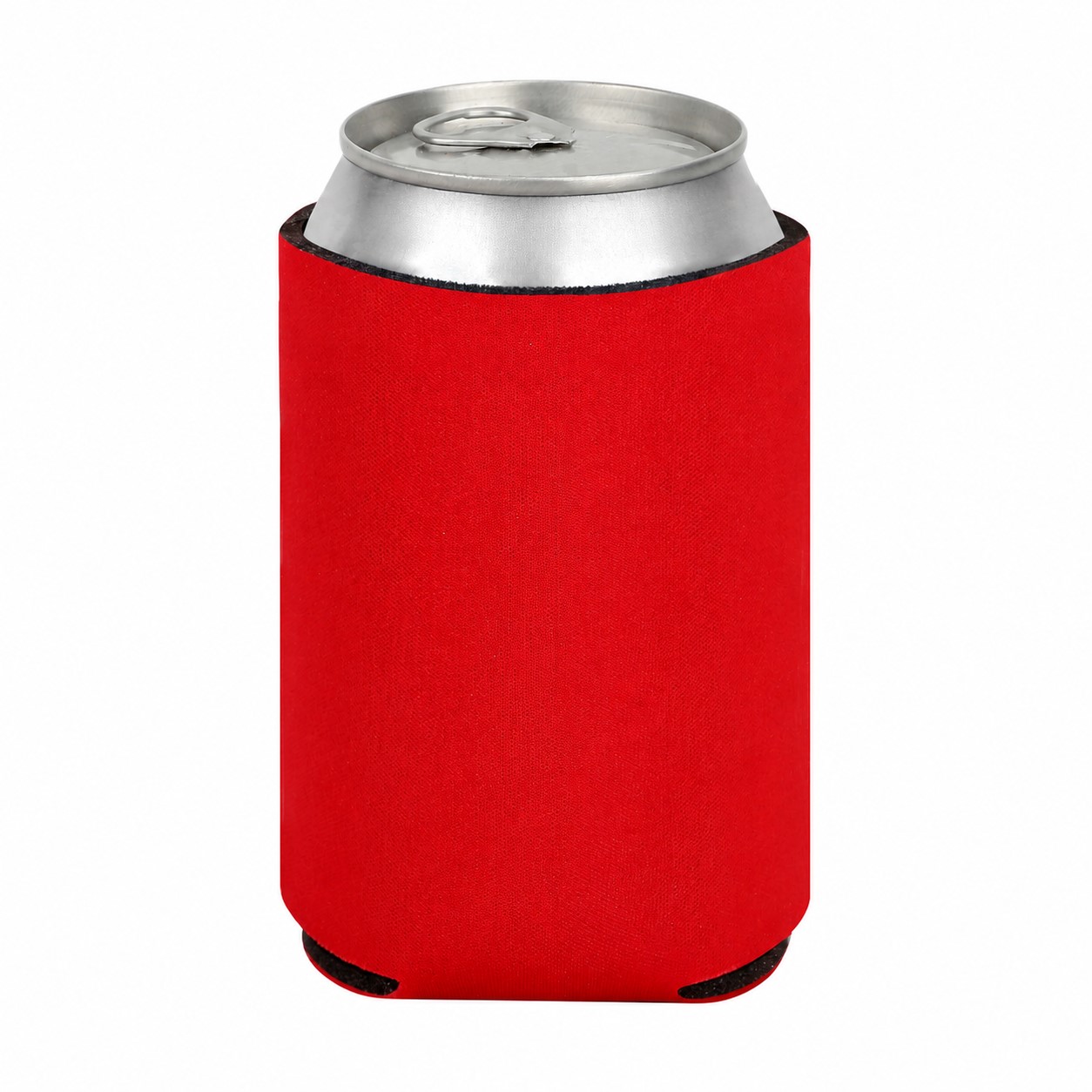 Foam Can Beverage Insulator — Red