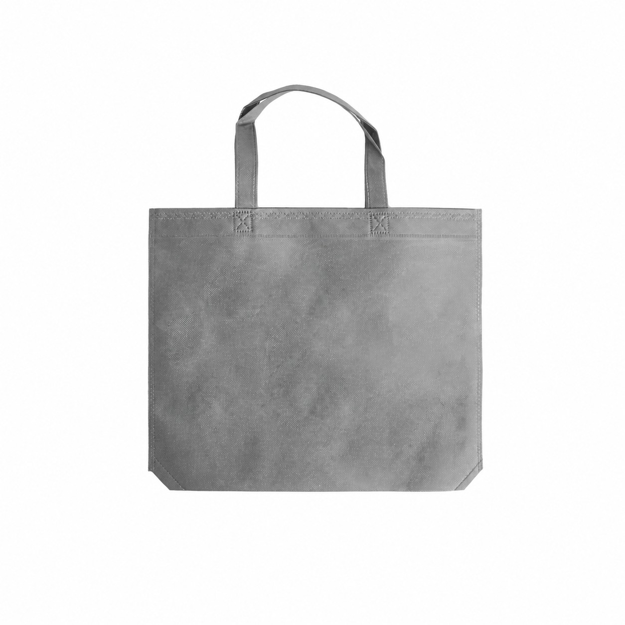 Smooth Surface Tote Bag — Gray