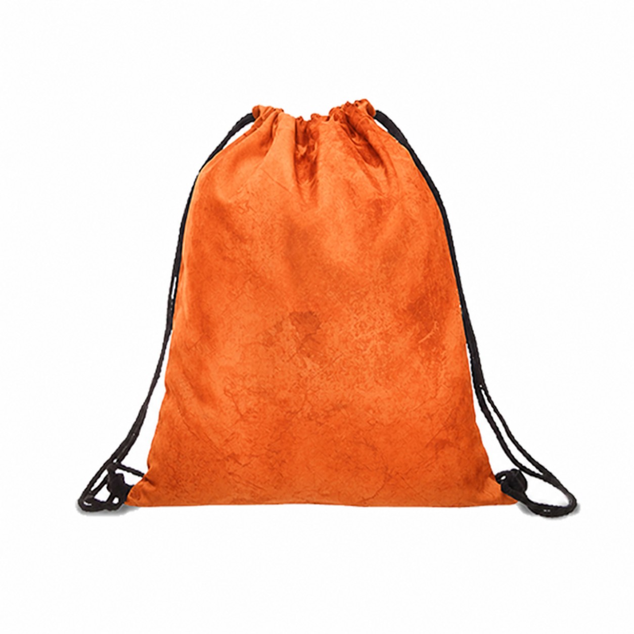 Polyester Flag Drawstring Backpack — Orange