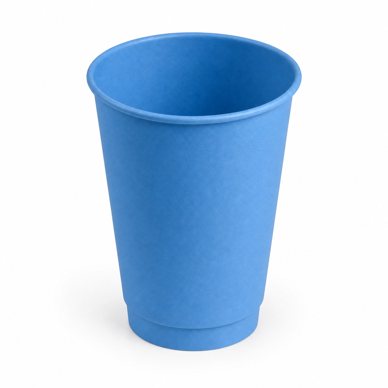 Sleeved Disposable Paper Drink Cup — Blue