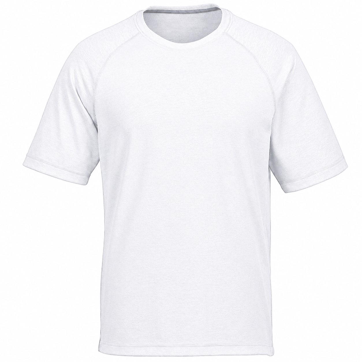 Tri Blend Wicking Crewneck Tee — White