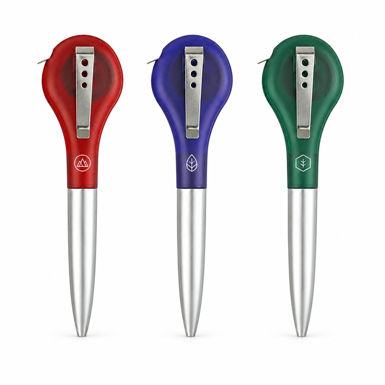 ABS Ballpoint Pen With Retractable Tape Measure — view 1