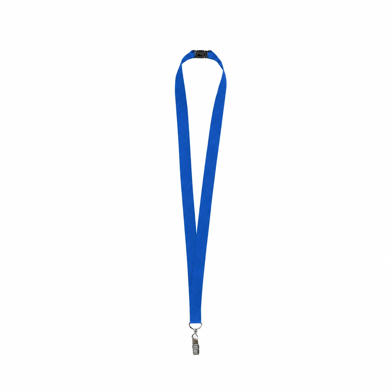 Rear Breakaway Bulldog Clip Lanyard — Blue