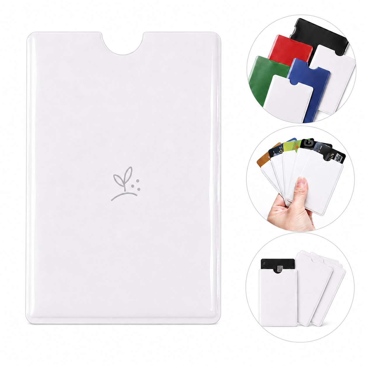 Aluminum Card Sleeve Protector — view 1