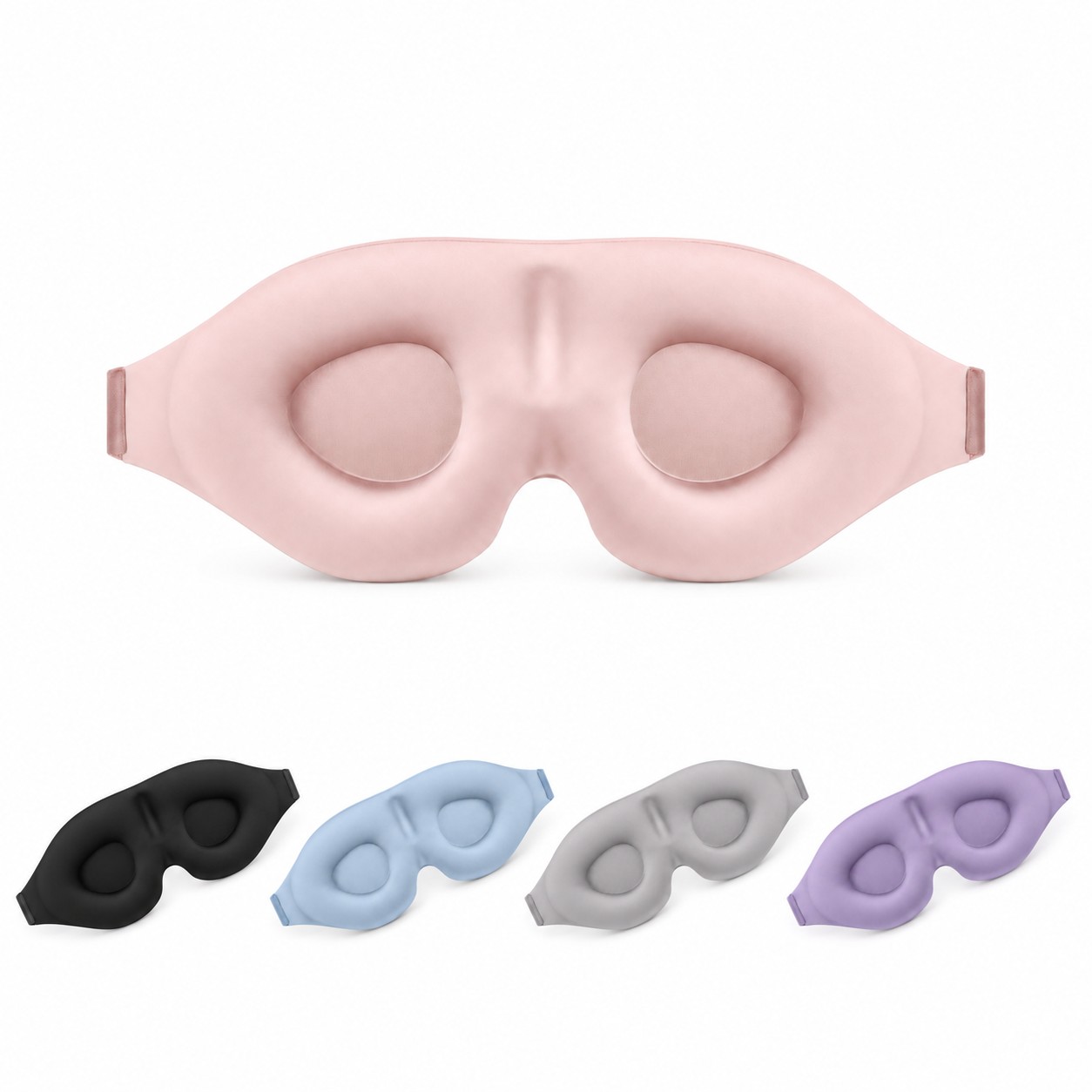 Contoured Blackout Fabric Sleep Mask