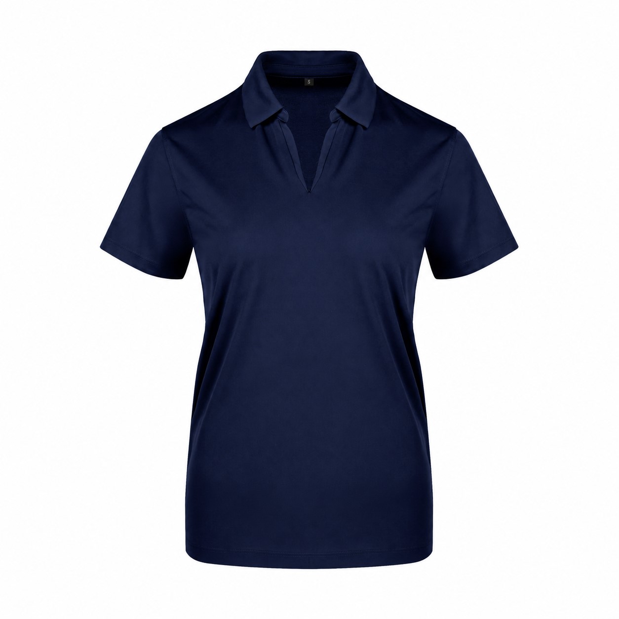 Ladies Micro Pique Polo Shirt — Navy Blue