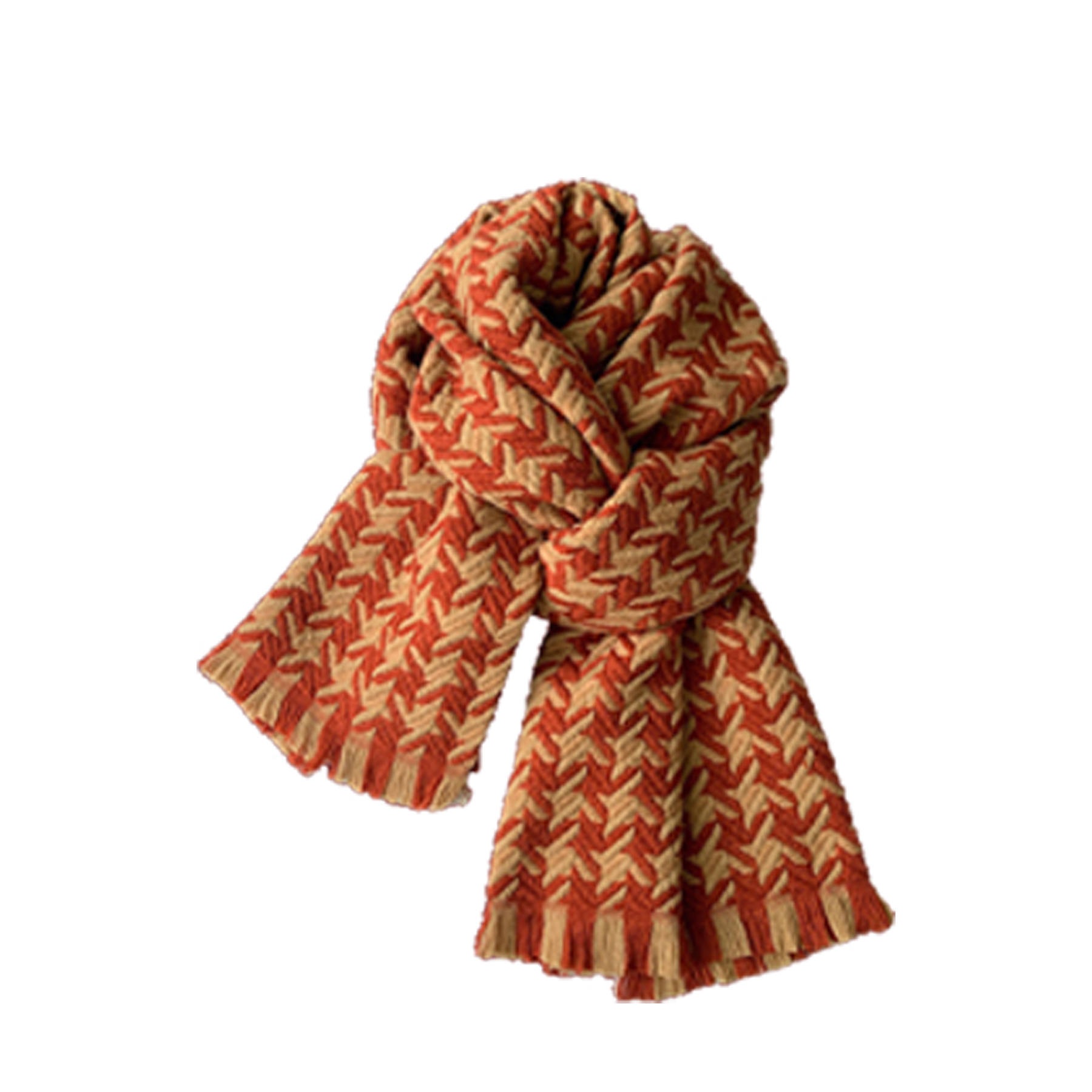 Braided Polyester Knitted Scarf — view 2