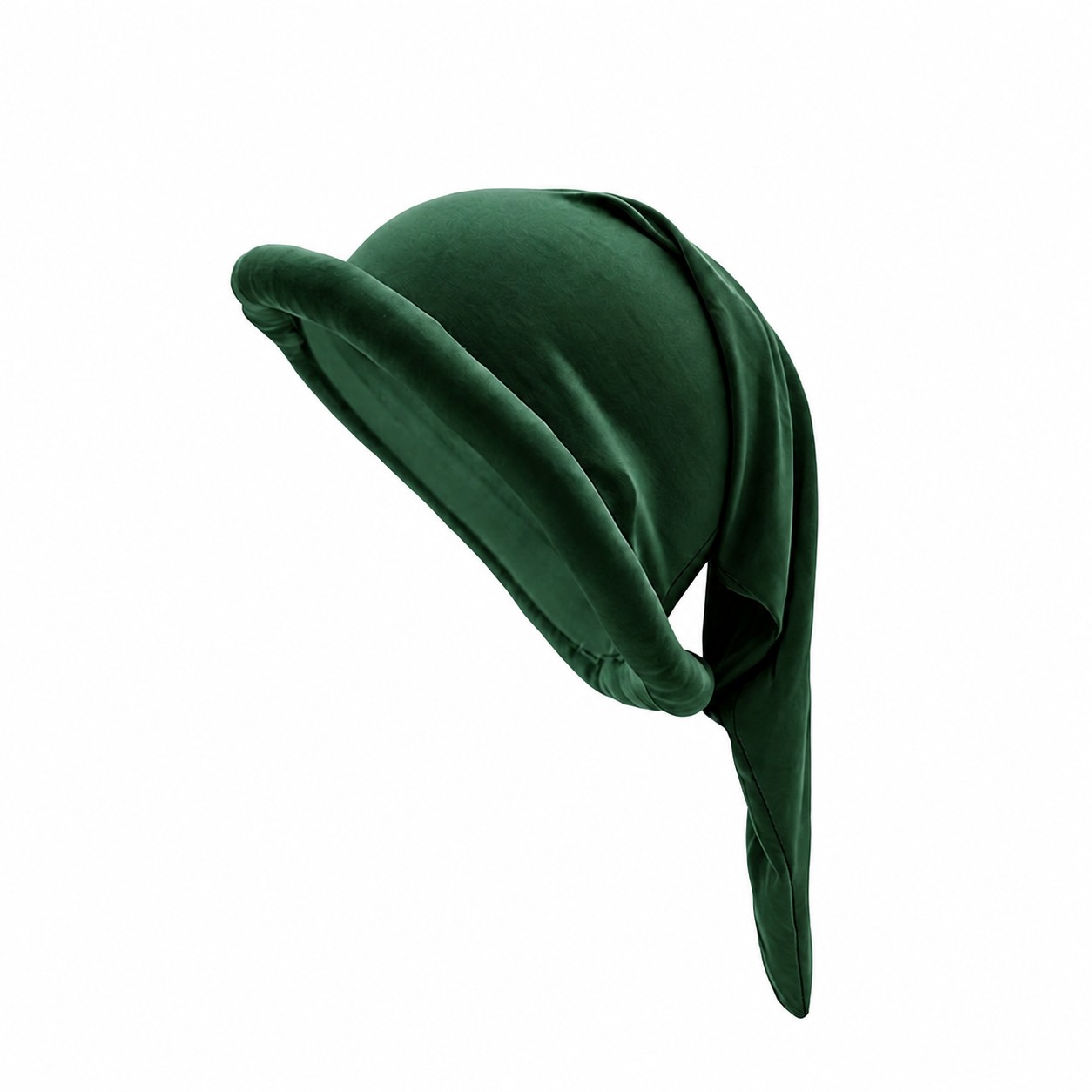 Polyester Dwarf Party Costume Hat — Dark Green