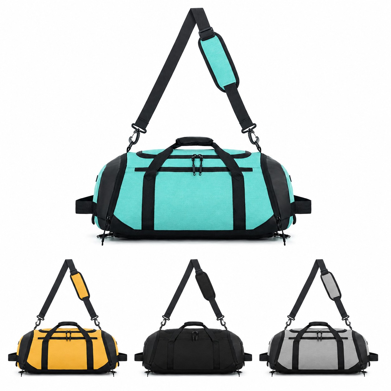 Polyester Duffel Bag With Shoe Compartment