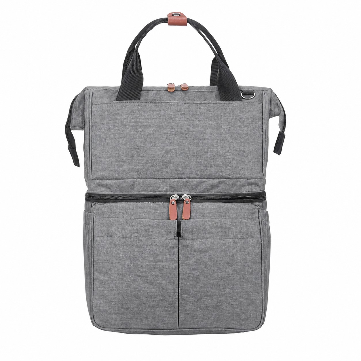 300D Polyester Backpack Cooler — Gray