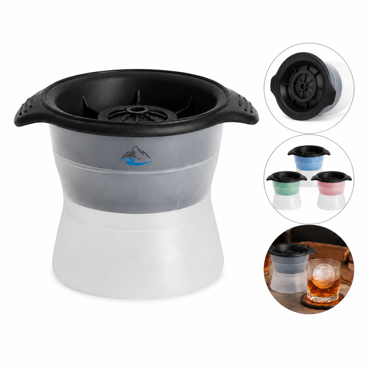Oversized Silicone Sphere Ice Mold