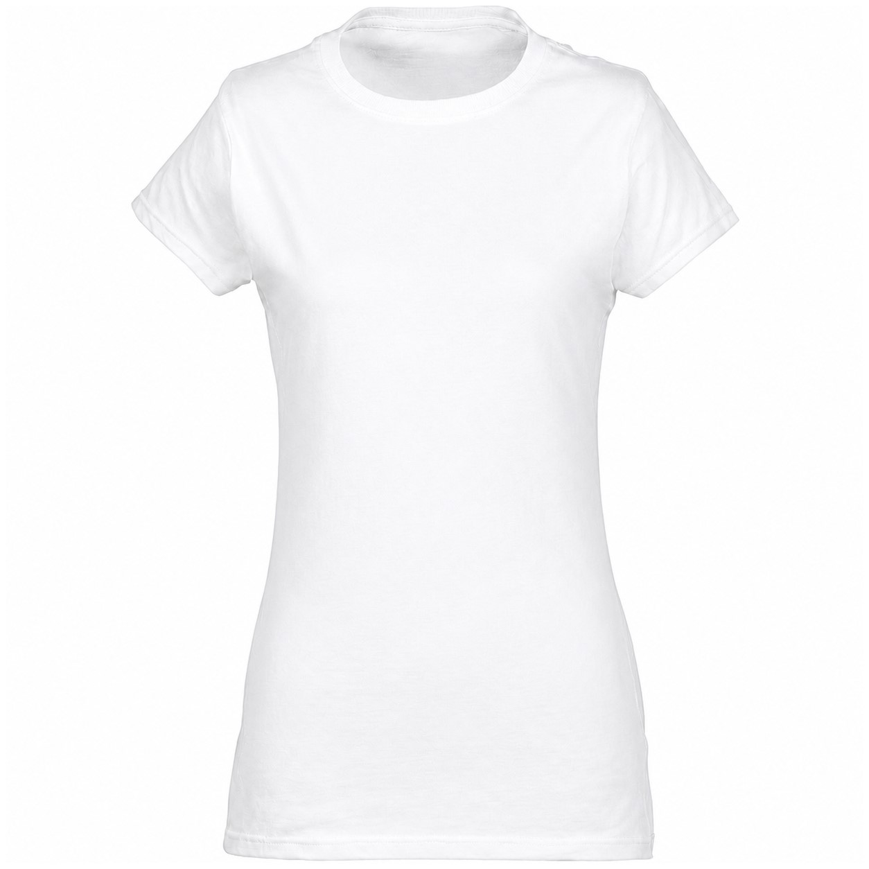 Ladies' Ringspun Cotton T-Shirt — White