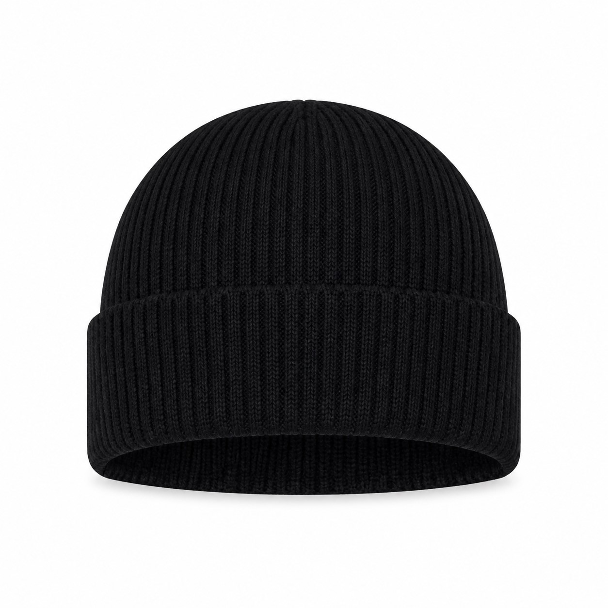 Ribbed Polyester Watch Cap Beanie — view 2